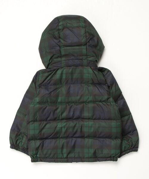 【注目】PoloRalphLaurenダウンJacket小さい子供用タータンGreen グリーン（緑）系 Ralph Lauren(ラルフローレン) キッズアウター