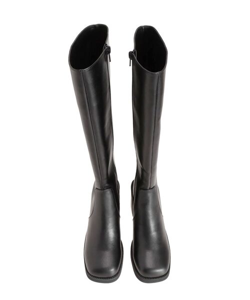 【新品未使用】MURUA ロングブーツ MURUA ブーツ ラウンドロングブーツ レディース : ZOZOTOWN