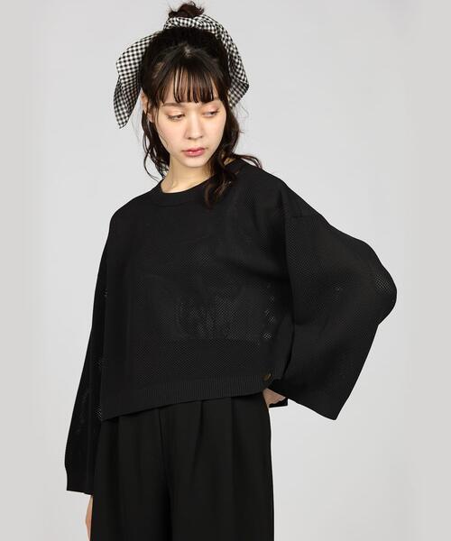 新品・未使用 To b. by agnes b. プルオーバー メッシュ ニット To b. by agnes ニット セーター ライトメッシュニットプル