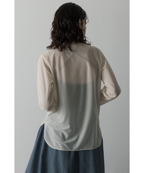 tシャツ シャイニークルーネックカットソー レディース Limue tシャツ クルーネックシアカットソー レディース