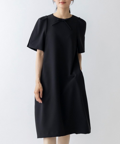 Sono（ソーノ） ワンピース 半袖 「SONO/ソーノ」防シワダブルクロス
