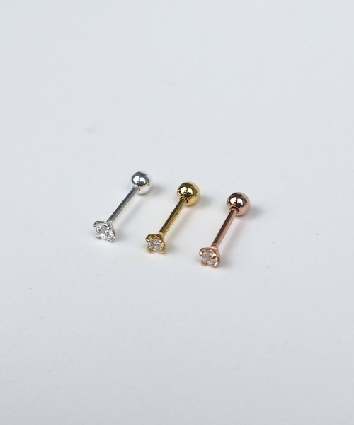 e.m. ジルコニアピアス　片耳用 シンプルジルコニアピアス（ピアス（片耳用））｜e.m.（イーエム