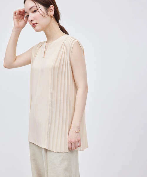 新品、未使用✩︎JUN AND ROPE ホワイト ノースリーブシャツ ノースリーブシャツ) 通販｜J'aDoRe JUN ONLINE