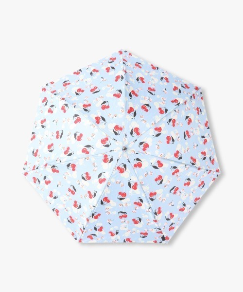 ANNA SUI 折りたたみ傘 チェリー柄雨傘（ミニ傘） レディース