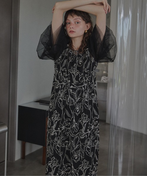 LE'RURE ドレス Fluffy sleeve pencil dress : ZOZOTOWN Yahoo!店