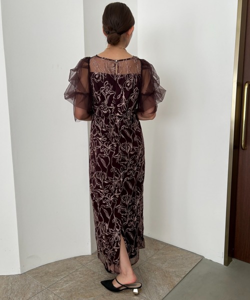 LE'RURE ドレス Fluffy sleeve pencil dress : ZOZOTOWN Yahoo