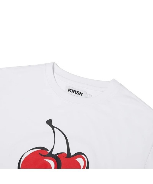 レディース 半袖Tシャツ★キルシ★ルーズフィット ROCK CHERRY 楽天市場】KIRSH SIGNATURE BIG CHERRY CROP T-SHIRT キルシー