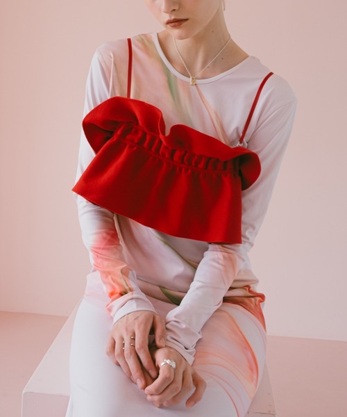ベスト ジレ Multiway Knit Bustier/マルチウェイニットビスチェ レディース