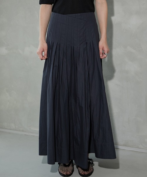 LE CIEL BLEU（ルシェルブルー） スカート タックスカート / Tuck