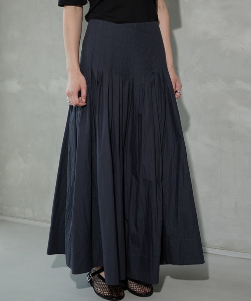 ルシェルブルースカート ル シェル ブルー - LE CIEL BLEU | Cut Out Maxi | RESTIR リステア