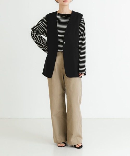 URBAN RESEARCH ベスト ジレ ノーカラージレ レディース