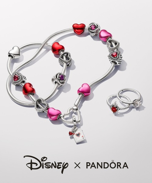 PANDORA 好きな方にもお買い得SALEピンクベースビーズチャーム9個セット PANDORA チャーム Be Love エングレイバブル ハート シルバー