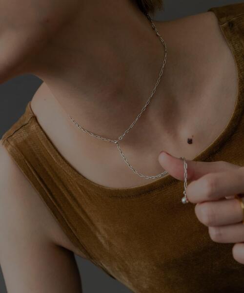 ネックレス SMELLY so’　cable chain necklace レディース