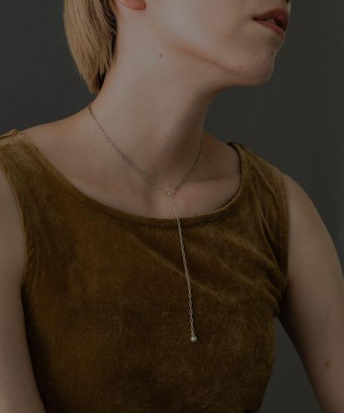 ネックレス SMELLY so’　cable chain necklace レディース