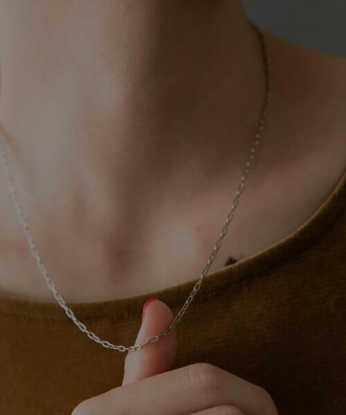 ネックレス SMELLY so’　cable chain necklace レディース