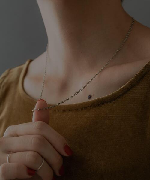 ネックレス SMELLY so’　cable chain necklace レディース