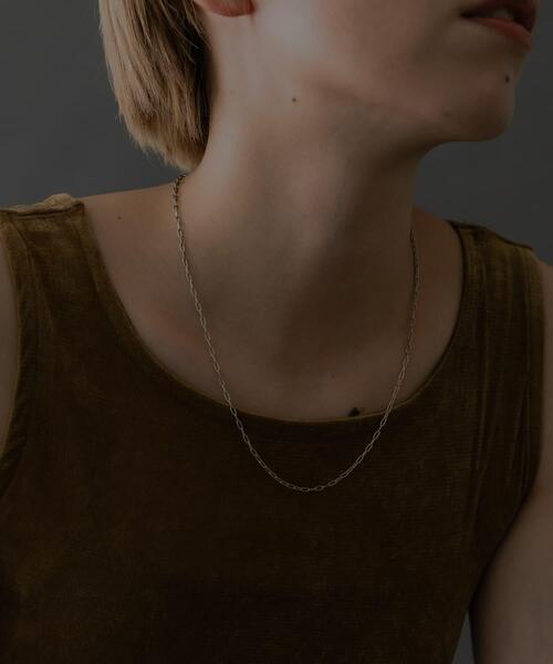 ネックレス SMELLY so’　cable chain necklace レディース