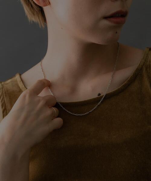 ネックレス SMELLY so’　cable chain necklace レディース