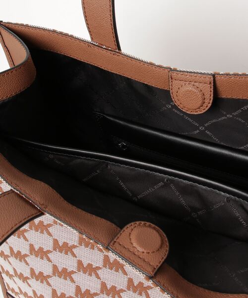 【国内発送】MICHAEL KORS カラーブロック トート MICHAEL KORS｜VOYAGER カラーブロック トート - MKシグネチャー
