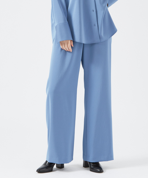 qualite（カリテ） スラックス パンツ スライトラスターレギンスパンツ