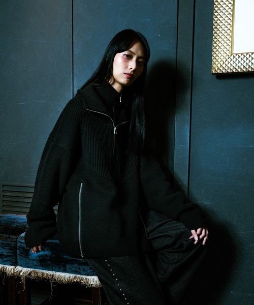 セーター ニット 「TASTE by Knit」Triple zip pullover メンズ レディース | TASTE by Knit | 14