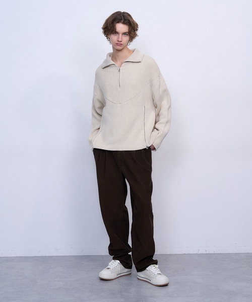 セーター ニット 「TASTE by Knit」Triple zip pullover メンズ レディース | TASTE by Knit | 03