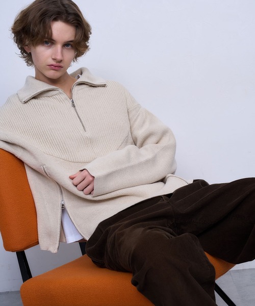 セーター ニット 「TASTE by Knit」Triple zip pullover メンズ レディース | TASTE by Knit | 04