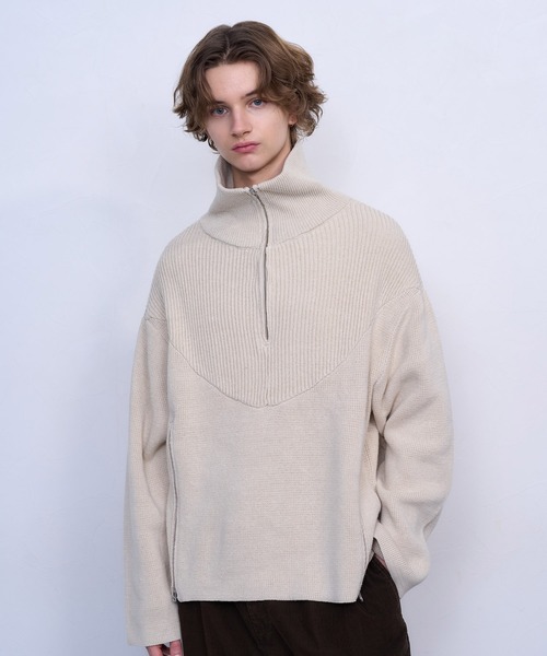セーター ニット 「TASTE by Knit」Triple zip pullover メンズ レディース | TASTE by Knit | 06