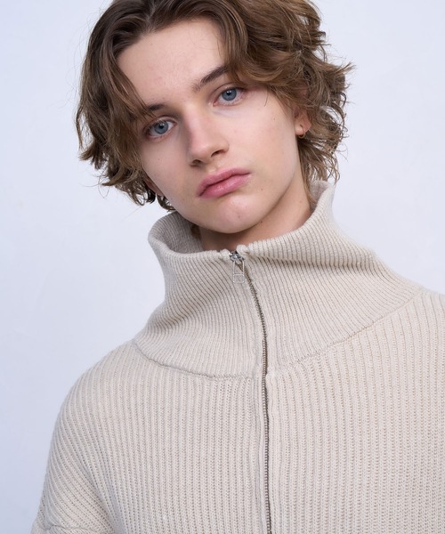 セーター ニット 「TASTE by Knit」Triple zip pullover メンズ レディース | TASTE by Knit | 09