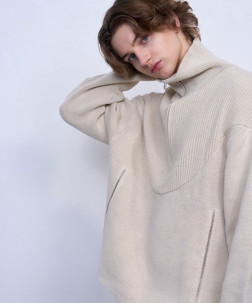 セーター ニット 「TASTE by Knit」Triple zip pullover メンズ レディース | TASTE by Knit | 08
