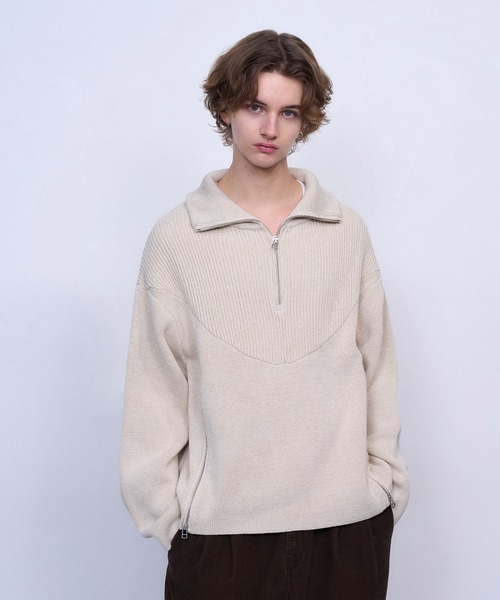 セーター ニット 「TASTE by Knit」Triple zip pullover メンズ レディース | TASTE by Knit | 05