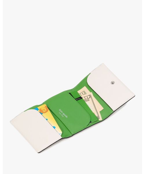 kate spade NEW YORK 財布 ラベル カード ケース トライ