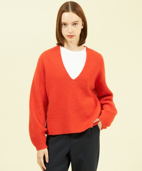マッキントッシュ　フィロソフィー　ニット MACKINTOSH PHILOSOPHY WOMEN |クレリックカラーニット新作