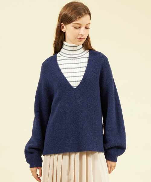 MACKINTOSH PHILOSOPHY ニット セーター フラッフィーVネック