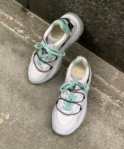 ASH」 ローカットスニーカー 39 グリーン レディース : 87384293 