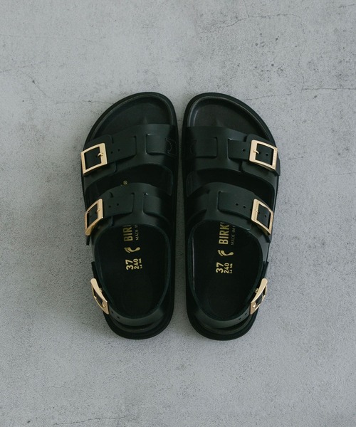 【BIRKENSTOCK】Cannes ユニセックス レザー製 サンダル Cannes / カンヌ スムースレザー ブラック | BIRKENSTOCK