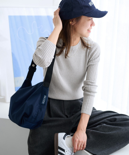 ニット セーター 「WEB限定追加 / 新色」ウォッシャブルレーヨンリブクルーネックプルオーバー レディース JOURNAL STANDARD relume ニット セーター 「WEB限定追加