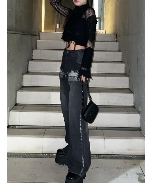 Darich（ダーリッチ） パッチワークデザイントップス レディース