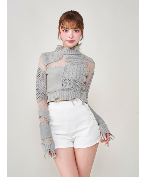 パッチワークデザイントップス Darich 【完売品】 Darich パッチワークデザイントップス レディース : ZOZOTOWN