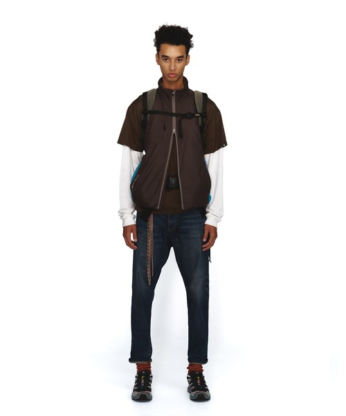 SOPHNET.（ソフネット） ベスト ジレ MICRO TAFFETA PUFFER VEST