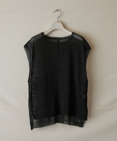 ニット セーター knitted vest レディース
