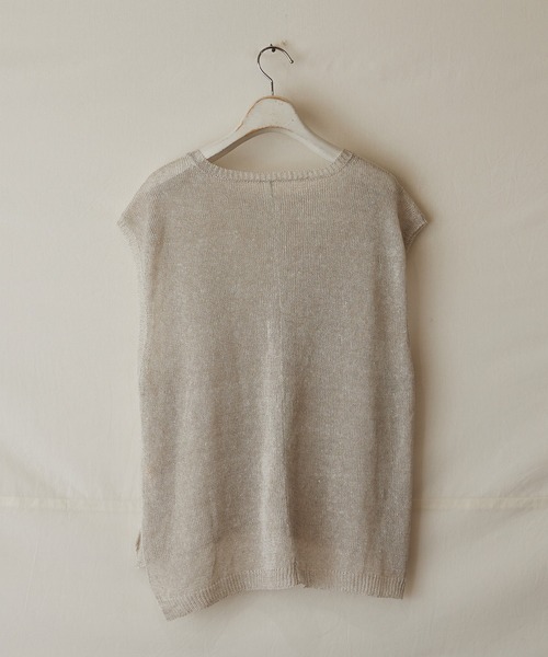 トップス suzukitakayuki embroidered knitting vest suzuki takayuki（スズキタカユキ） ニット セーター knitted vest