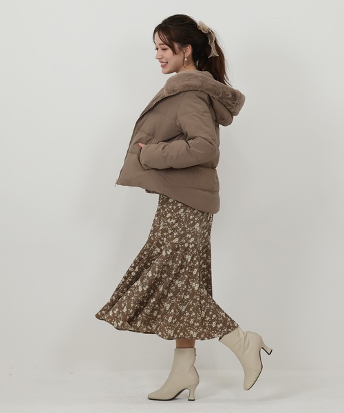 ASTORIA ODIER - ASTORIA ODIER フードファー ダウンジャケット ¥12,100 ASTORIA ODIER ダウンコート ダウンジャケット フードファー