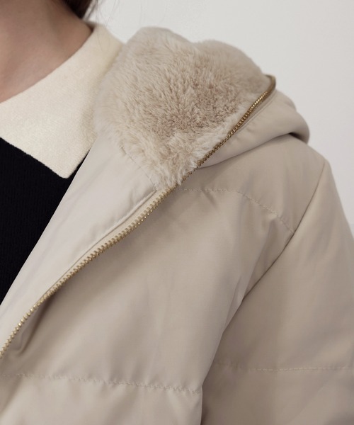 ASTORIA ODIER - ASTORIA ODIER フードファー ダウンジャケット ¥12,100 ASTORIA ODIER ダウンコート ダウンジャケット フードファー
