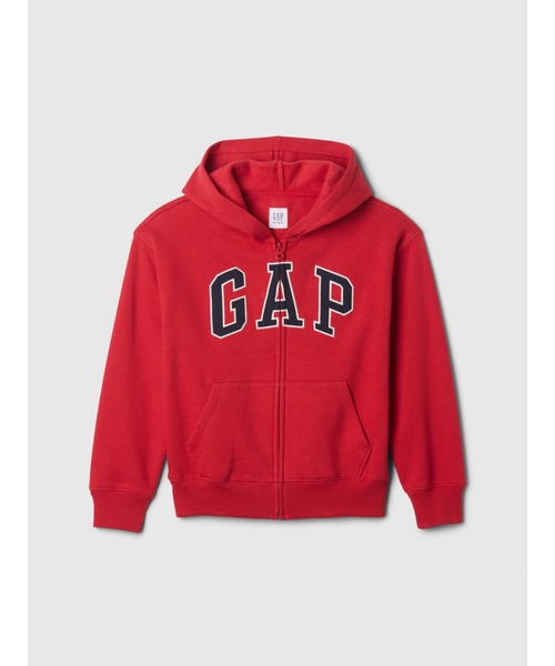 GAP（ギャップ） パーカー リラックス GAPロゴ ジップアップパーカー 