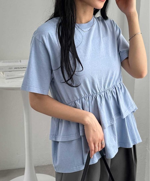 tシャツ ペプラムフリルトップス レディース | RANAN | 03