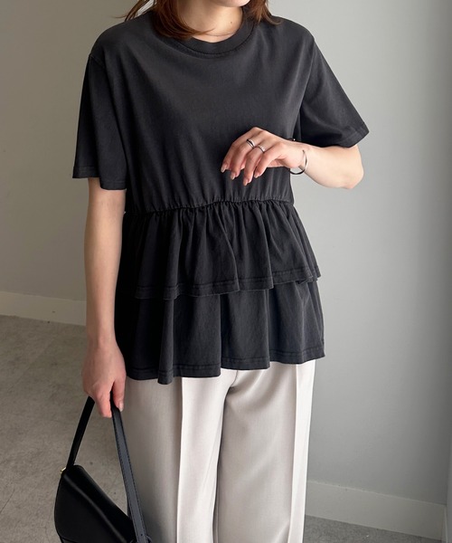 tシャツ ペプラムフリルトップス レディース | RANAN | 20