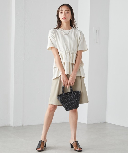 tシャツ ペプラムフリルトップス レディース | RANAN | 14