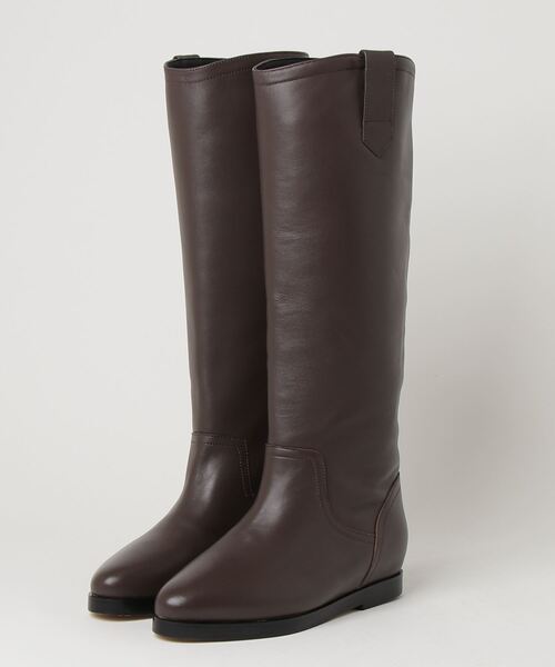 「FAEDA」 ロングブーツ 37 ブラウン レディース_画像2