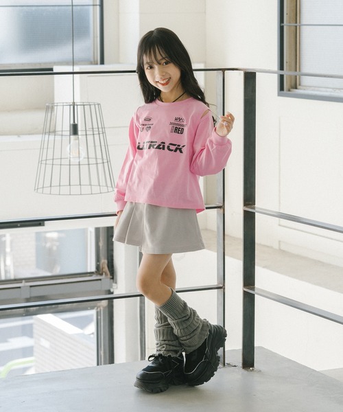 【Y2K】The New Youth Park ロゴプリント変形スリーブシャツ Y2K】The New Youth Park ロゴプリント変形スリーブシャツ